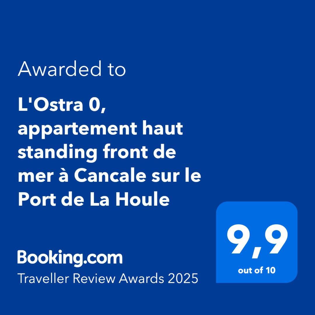 L'Ostra 0, Appartement Haut Standing Front De Mer A Cancale Sur Le Port De La Houle Exterior photo